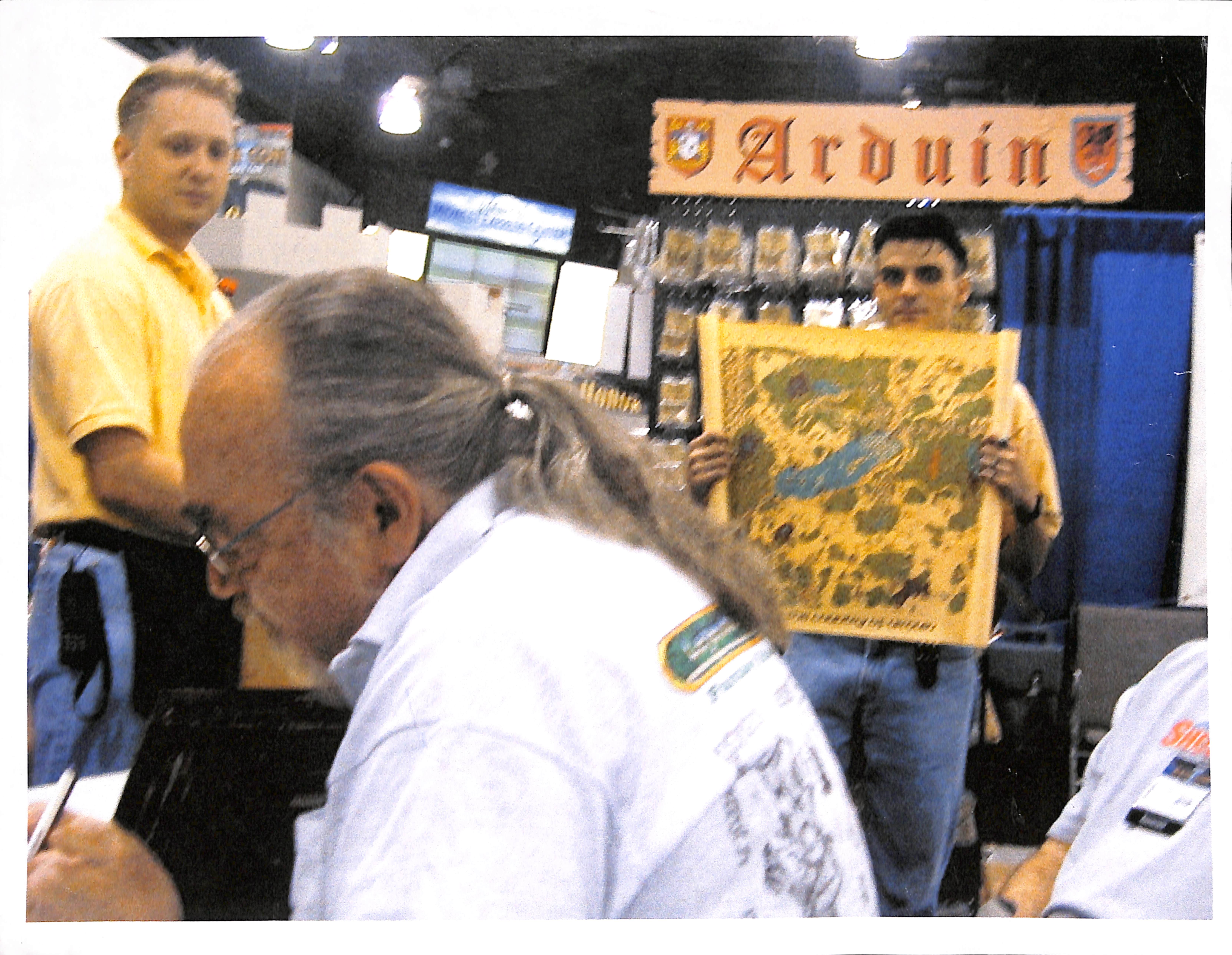 Gary Gygax signing book